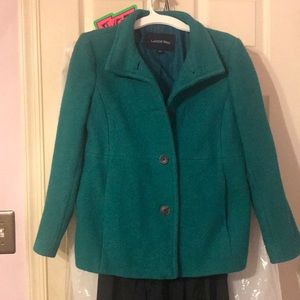 Green Lands End Peacoat